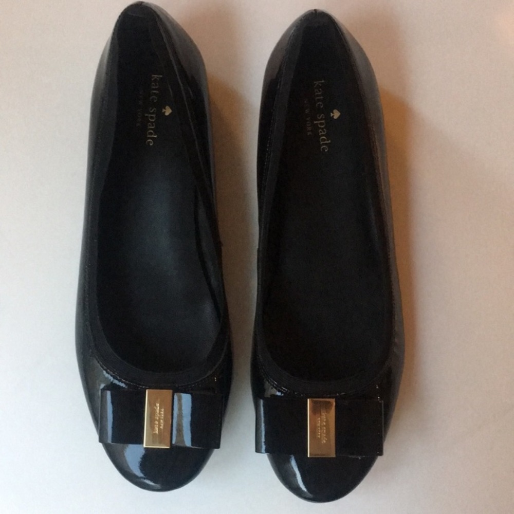 Kate spade black flats